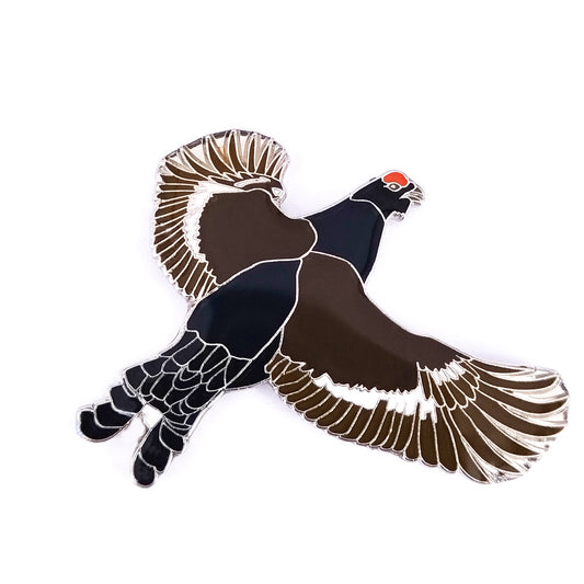 GWCT Black Grouse Enamel Badge