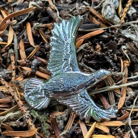 GWCT Grey Partridge Pewter Badge