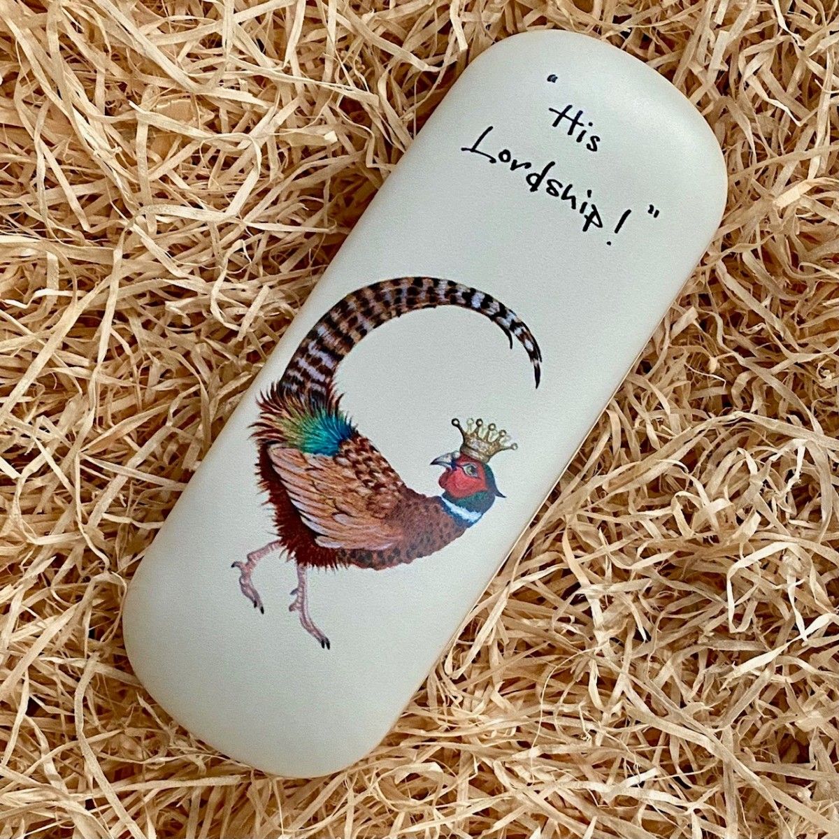 'His Lordship' Pheasant Glasses Case