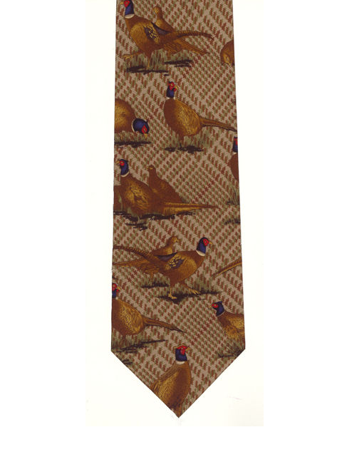 Pheasants Tie (dark brown tartan)