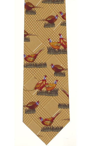 Pheasants Tie (Beige)